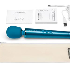 le Wand Petite Rosegold - Kompakter Massagestab für unterwegs Blue