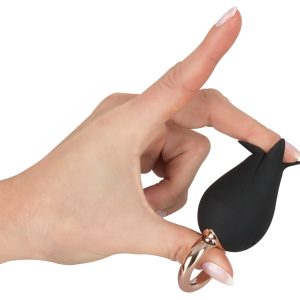 Belou Fingervibrator - 7 Vibrationsmodi - Wasserdicht Schwarz/Rosegold