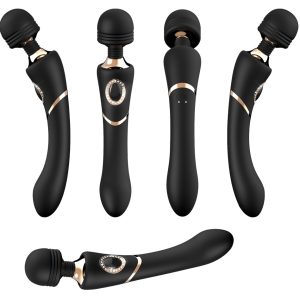 Cleopatra Elegance Massagestab Schwarz/Gold