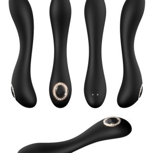 Cleopatra G-Punkt Vibrator - Flexibel, Wasserdicht, 10 Vibrationsmodi Schwarz/Gold