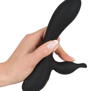 Cleopatra Rabbit Vibrator - Intensiver Genuss, wasserdicht & wiederaufladbar Schwarz/Gold