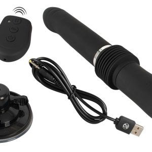 You2Toys Stoßvibrator RC 2.0 - Kabellose Fernbedienung, 7 Vibrationsmodi, 3 Stoßgeschwindigkeiten Schwarz/Silber