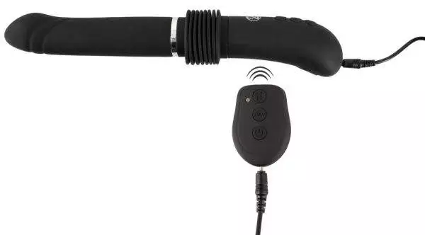 You2Toys Stoßvibrator RC 2.0 - Kabellose Fernbedienung, 7 Vibrationsmodi, 3 Stoßgeschwindigkeiten Schwarz/Silber You2Toys Stoßvibrator RC 2.0 - Kabellose Fernbedienung, 7 Vibrationsmodi, 3 Stoßgeschwindigkeiten Schwarz/Silber