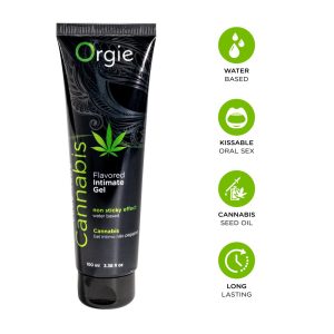 Orgie Lube Tube Cannabis - Intimgel mit vollem Aroma transparent 100 ml