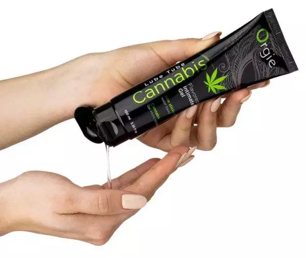 Orgie Lube Tube Cannabis - Intimgel mit vollem Aroma transparent 100 ml