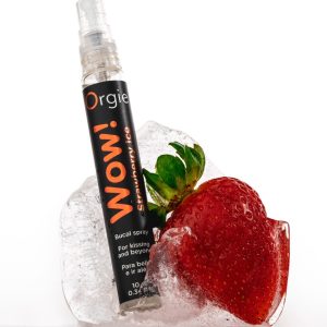 Orgie Strawberry Ice - Bucal Spray für eisig fruchtige Küsse und Oralverkehr (10ml) Eukalyptus, Menthol, Erdbeere (10 ml)