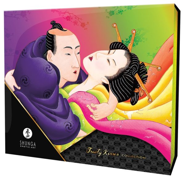 Shunga Fruity Kisses - 3-teiliges Luxus-Set für sinnliche Momente