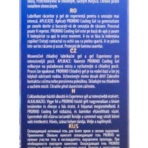 PRORINO Cooling Gel Strong - Intensives Erlebnisgel, 100ml