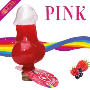 Kleiner Spritzer Pink Edition - 3er-Pack, freche Penis-Flaschen Pink Berry (3 Stück)