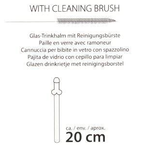 EcoParty Willy Glas-Trinkhalm 4er Set (4 Stück) EcoParty Willy Glas-Trinkhalm 4er Set (4 Stück) – Bild 8