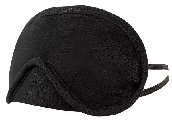 Cottelli ACCESSOIRES - Augenmasken Set, Blickdicht, hoher Trage-Komfort Schwarz/Rot