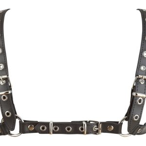 ZADO Leder Harness mit Vagina-Kugel S-L