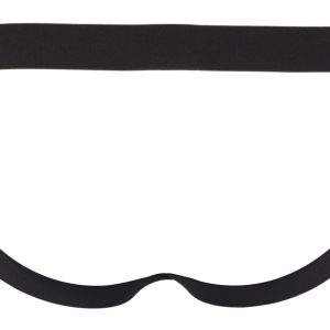 Svenjoyment Jockstring in Neopren-Optik Schwarz/Rot S/M