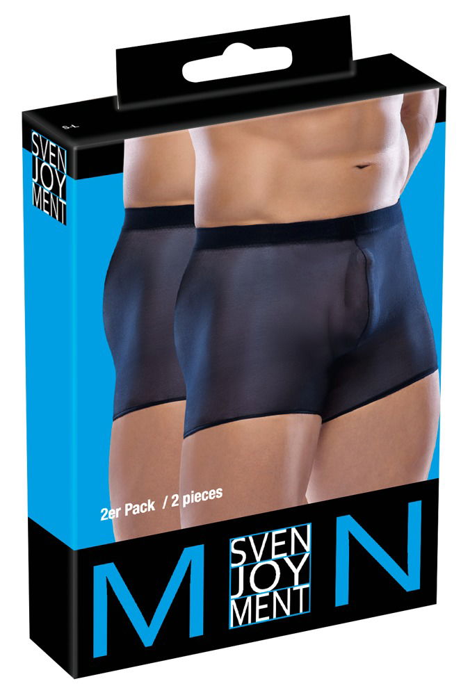 Svenjoyment Transparent-Pants Set, Mitternachtsblau, Größe M, 2er-Pack