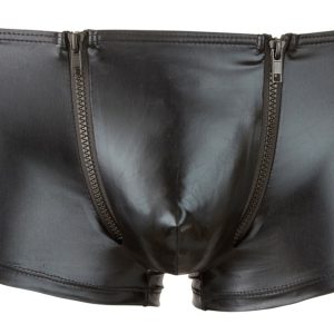 Svenjoyment Hochglanz-Pants mit Reißverschlüssen S