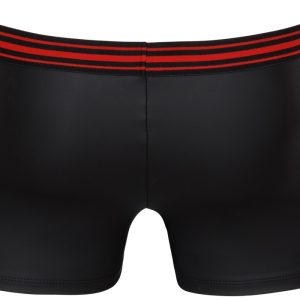 Svenjoyment Enge Pants Schwarz/Rot mit Reißverschluss Schwarz/Rot Größe M