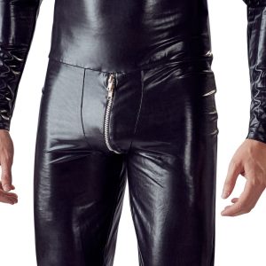 Fetish Collection - Deluxe Ganzkörperanzug mit Reißverschluss M