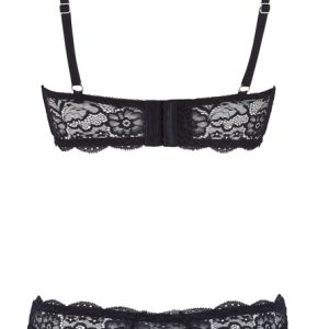 Cottelli LINGERIE Spitzen-BH Set mit Zierringen 85B/L