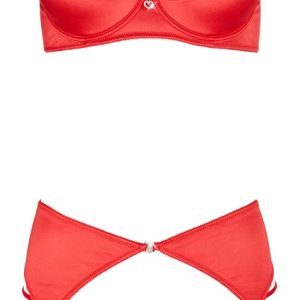 Cottelli LINGERIE - Hebe Set "Liebesrot" 80C/M