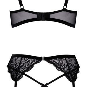 Cottelli LINGERIE - Verführerisches Schmuck-Set, Schwarz, Größe S-XL