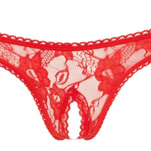 Cottelli LINGERIE - Offener Spitzen-String M