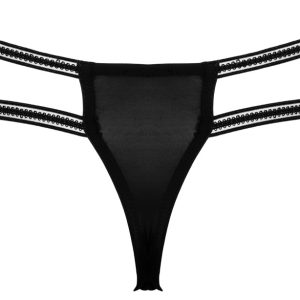 Cottelli LINGERIE - Verführerischer Riostring mit Strassringen S/M