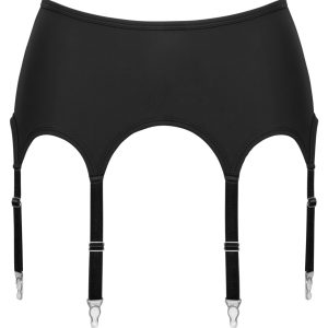 Cottelli LINGERIE Strapsgurt in schwarz, Mattlook, 11 cm