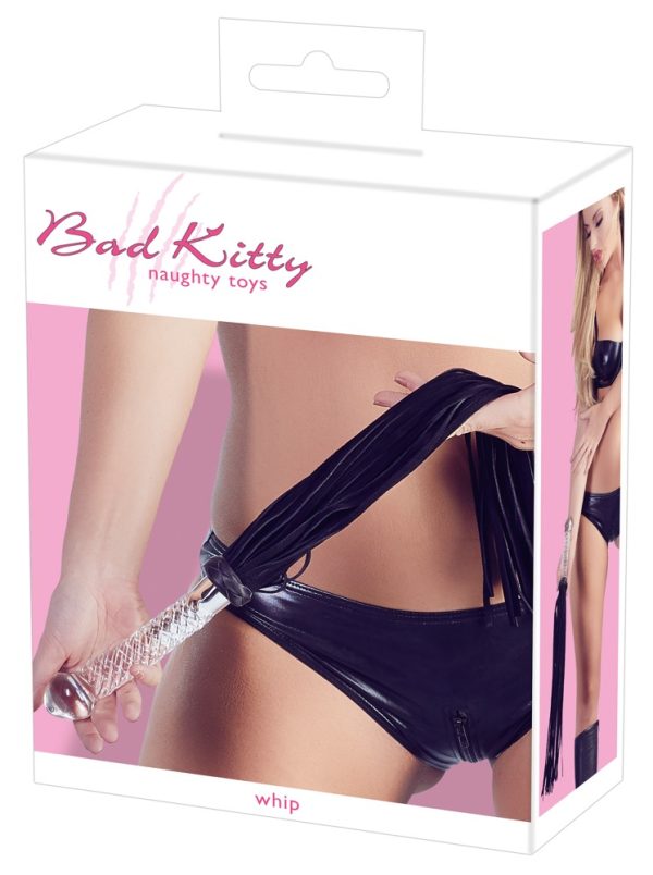 Bad Kitty Flogger Glas-Dildo