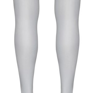 Cottelli LEGWEAR - Spitzenweiße halterlose Strümpfe (17 den) mit rutschfestem Silikonband XL