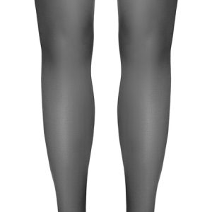 Cottelli LEGWEAR - Halterlose Strümpfe, 0 den, 9 cm Spitzen-Abschluss schwarz 4