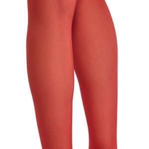 Cottelli LEGWEAR - Halterlose Strümpfe, rot, 0 den, Oeko-Tex zertifiziert schwarz 3