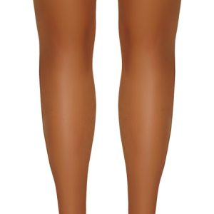 Cottelli LEGWEAR - Halterlose Strümpfe, rot, 0 den, Oeko-Tex zertifiziert hautfarben hell 2