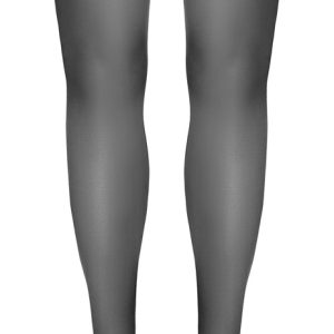 Cottelli LEGWEAR - Halterlose Strümpfe, 6cm Spitze schwarz Größe 4