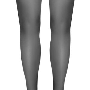 Cottelli LEGWEAR - Halterlose Spitzenstrümpfe, 20 den schwarz Größe 4