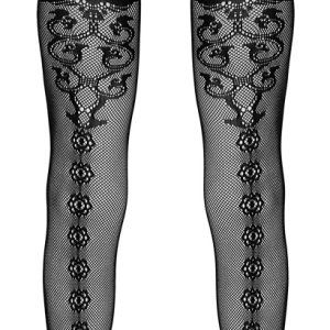 Cottelli LEGWEAR - Strapsgurt-Strumpfhose S/M