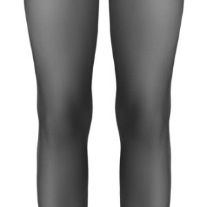 Cottelli LEGWEAR - Schwarze Straps-Strumpfhose mit Ziernaht und Cut-outs schwarz Größe 4