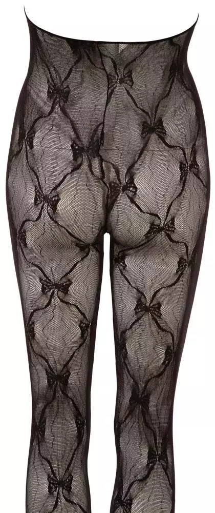 NO:XQSE Catsuit "Verführung pur" - busenfrei, semitransparente Spitze, Neckholder, Klettverschluss, ouvert im Schritt, mit Fuß S-L