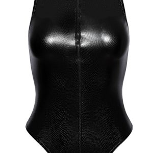 Noir Body "Schlangenhaut" mit Zip XL