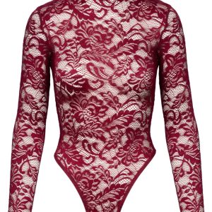 Cottelli LINGERIE Bordeaux Spitzen-Body