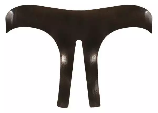Late X - Ouvert Slip für spontanen Gummi-Sex S-L – Hollow Rückseite