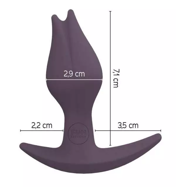 Fun Factory Bootie Fem Silikon Analplug, Größe S, Blau – E