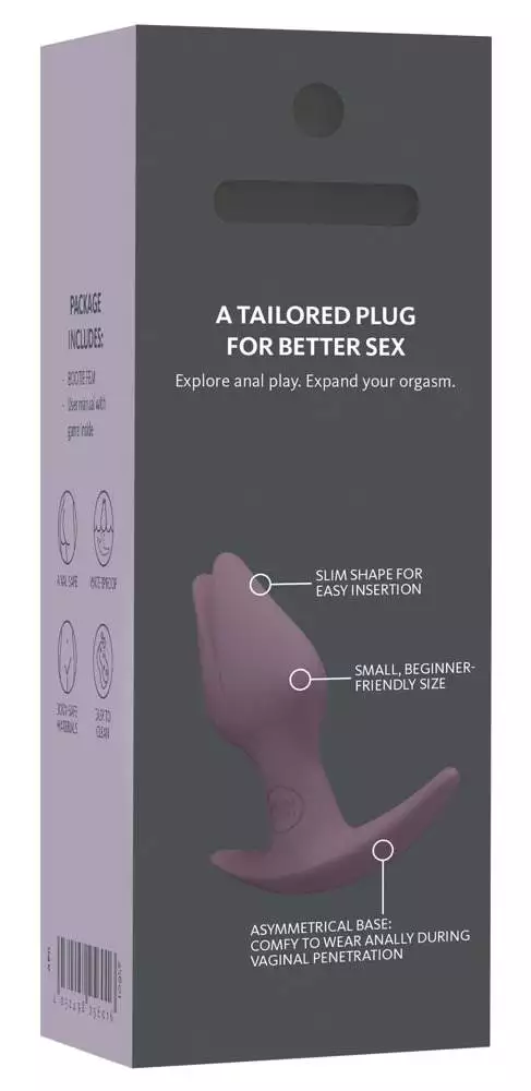 Fun Factory Bootie Fem Silikon Analplug, Größe S, Blau – Verpackung B