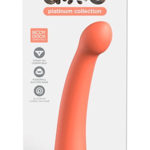 Dillio Platinum Secret Explorer - Biegsamer Dildo mit Saugfuß Peach