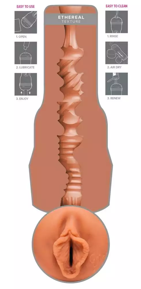 Fleshlight Eliza Ibarra Ethereal - Der diskrete Masturbator Fleshlight Eliza Ibarra Ethereal - Der diskrete Masturbator – F