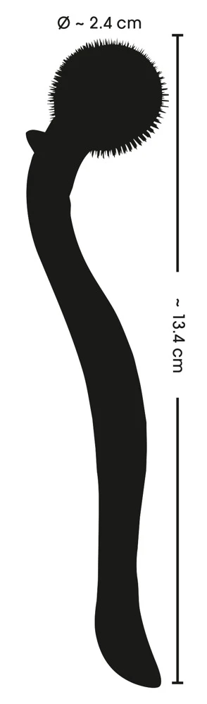 Fetish Collection Nervenrad Micro Pinwheel- Schwarz, handlich, 13,4 cm – G