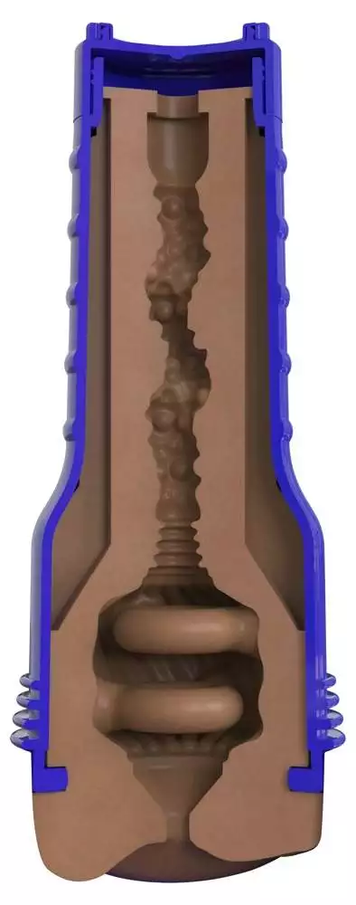 Fleshlight Boost Bang - Masturbator mit Saugkontrolle hautfarben dunkel – F