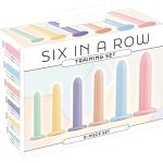 You2Toys Training Set Six in a Row - 6-teiliges Silikon Dildo-Set, Pastellfarben