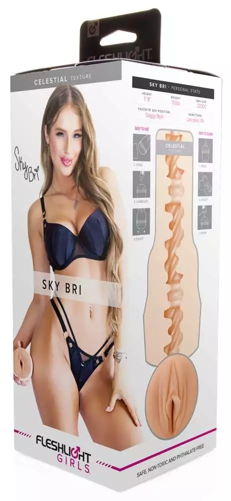 Fleshlight Masturbator Sky Bri Celestial - Erste Sahne-Vergnügen – Verpackung