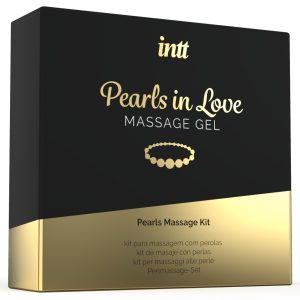 intt Pearls in Love Intimmassage-Kit, 15 ml, weiß.