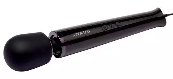Le Wand Original Massagestab Powerful Plug-In Vibrating Massager Black
